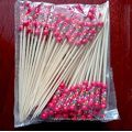 Disposable Promotional Beaded Bamboo Skewers